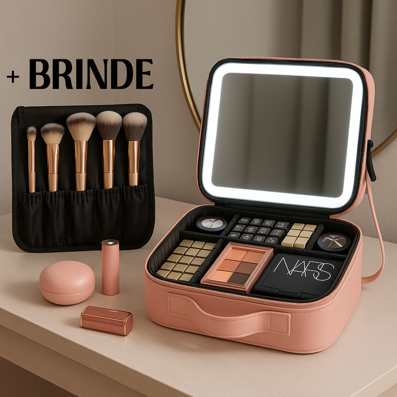Necessaire Zoe Led - BRINDE PORTA PINCÉIS