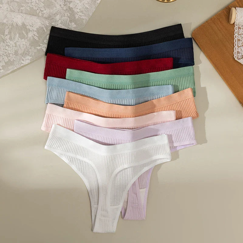 Calcinhas de algodão - Kit com 8 peças