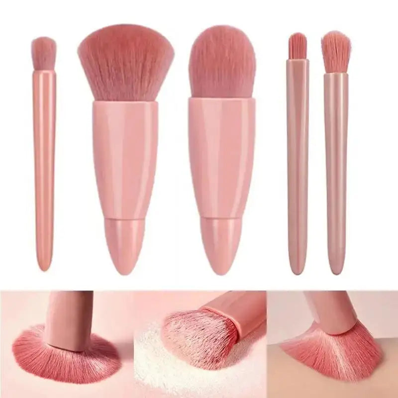 Conjunto de Pincéis + Estojo com Espelho