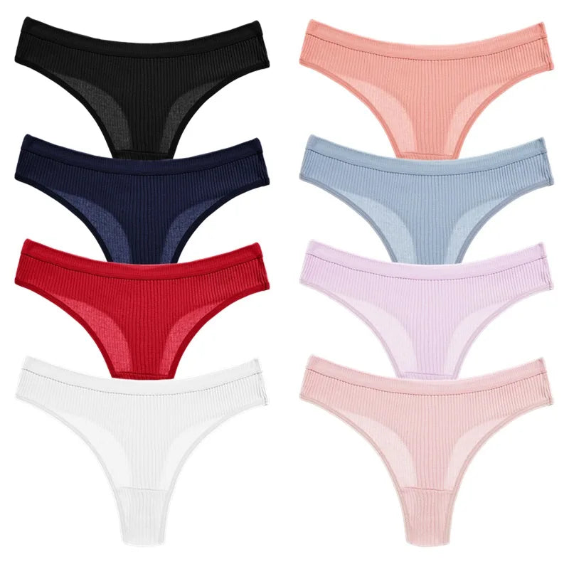 Calcinhas de algodão - Kit com 8 peças