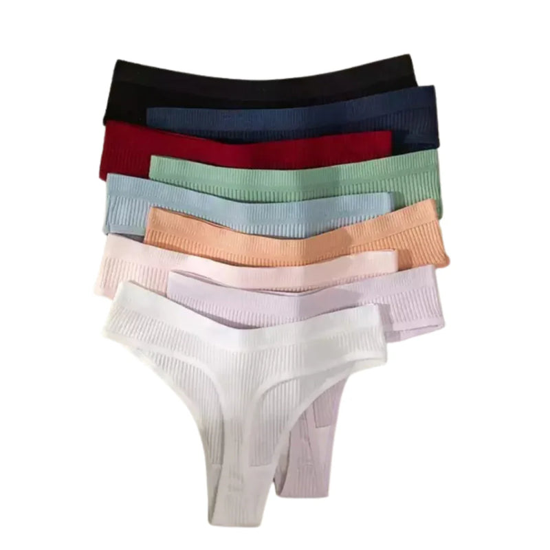 Calcinhas de algodão - Kit com 8 peças