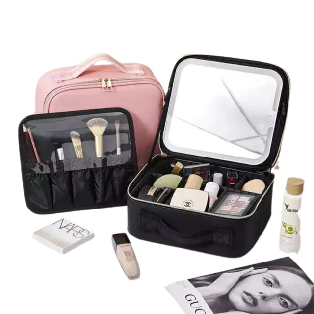 Necessaire Zoe Led - BRINDE PORTA PINCÉIS
