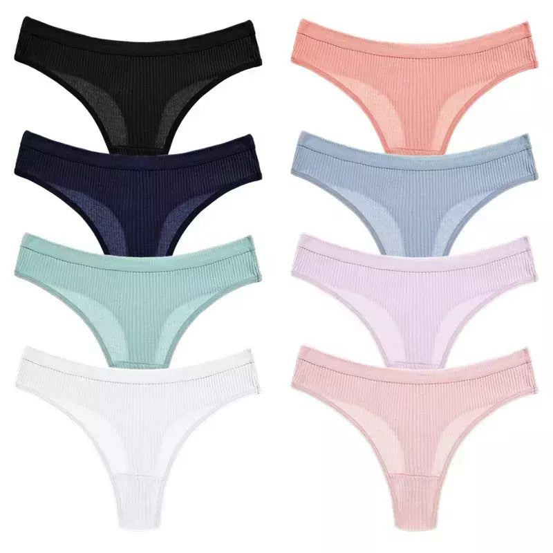 Calcinhas de algodão - Kit com 8 peças